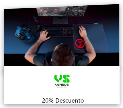 versus gamers descuento estudiante